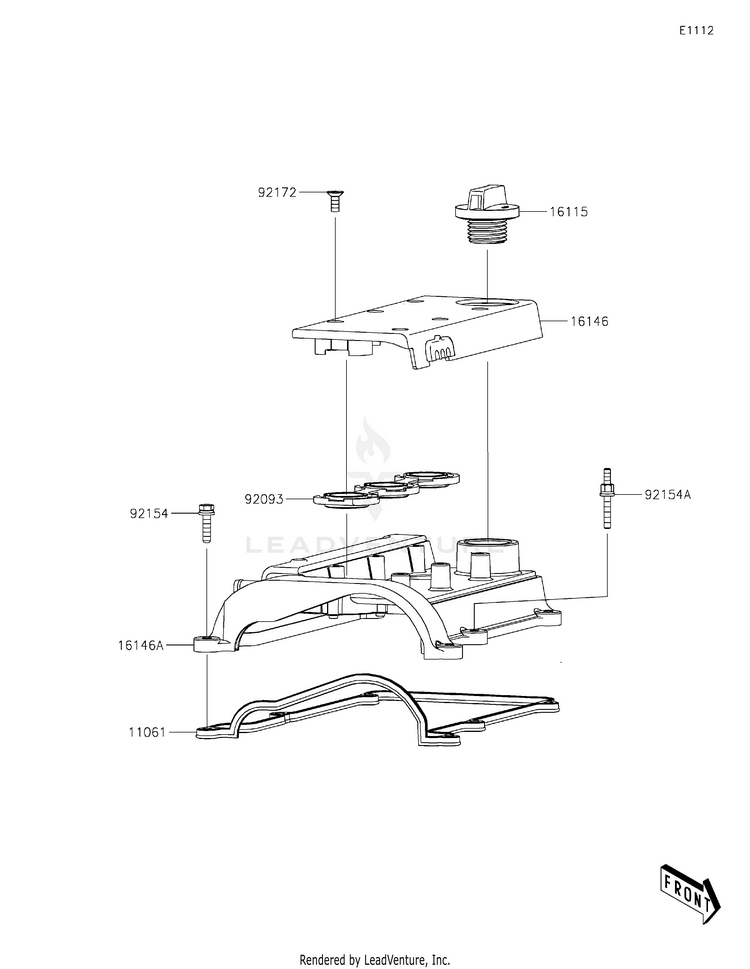 Cylinder Head Cover Schematic