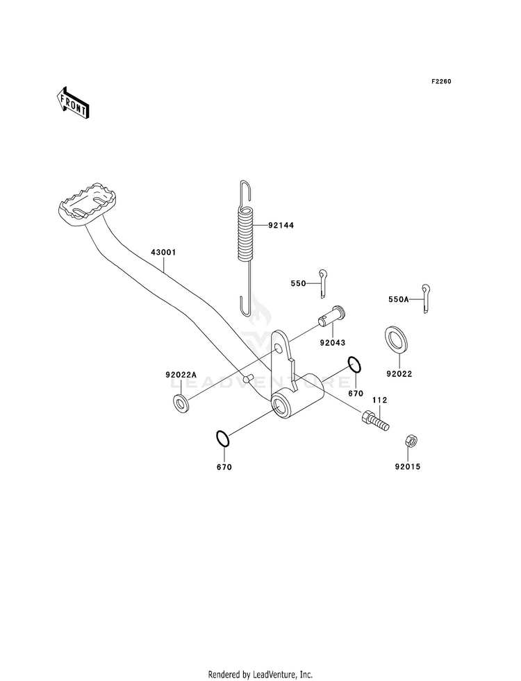 Brake Pedal Schematic