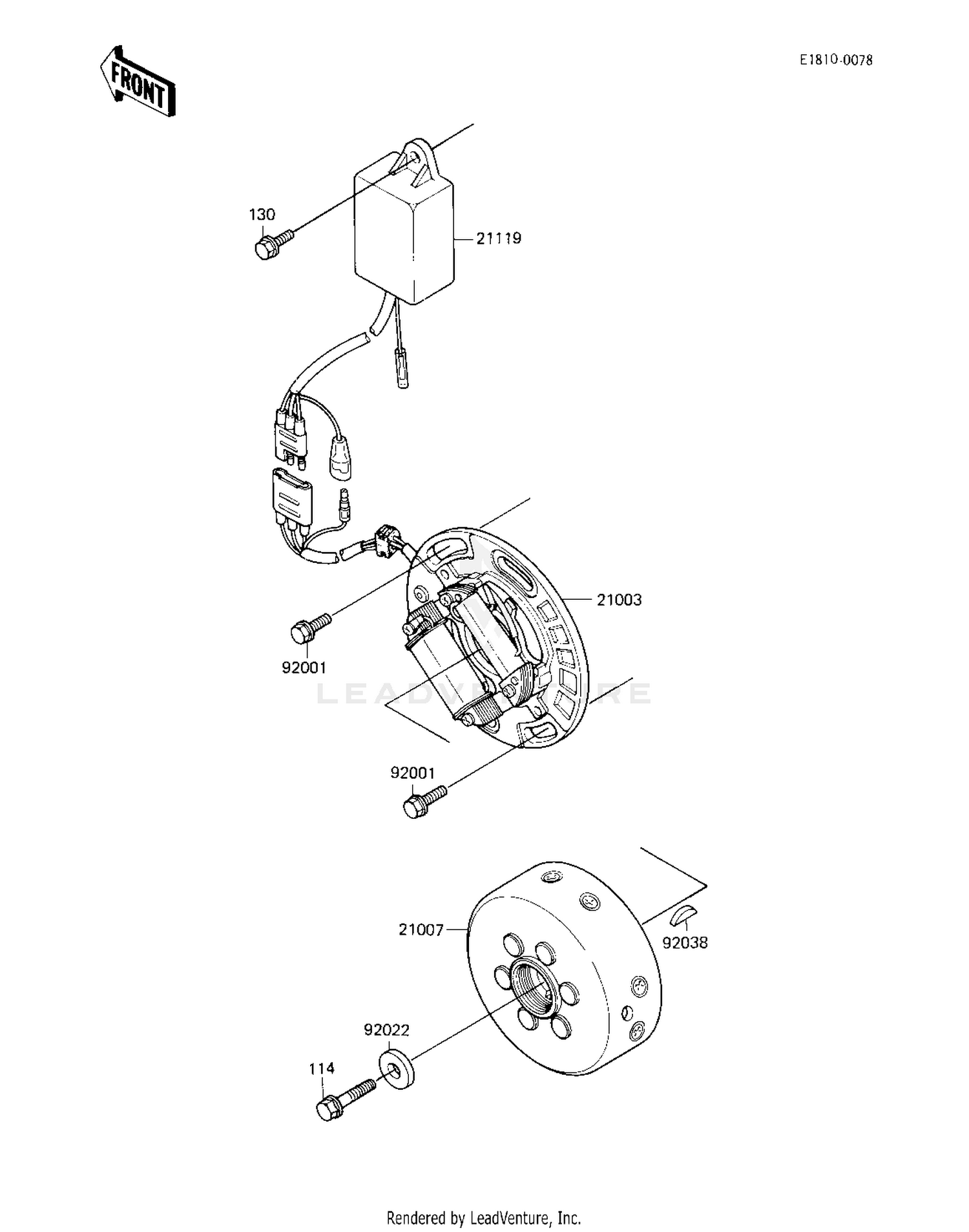 IGNITION ('83 KX250-C1)