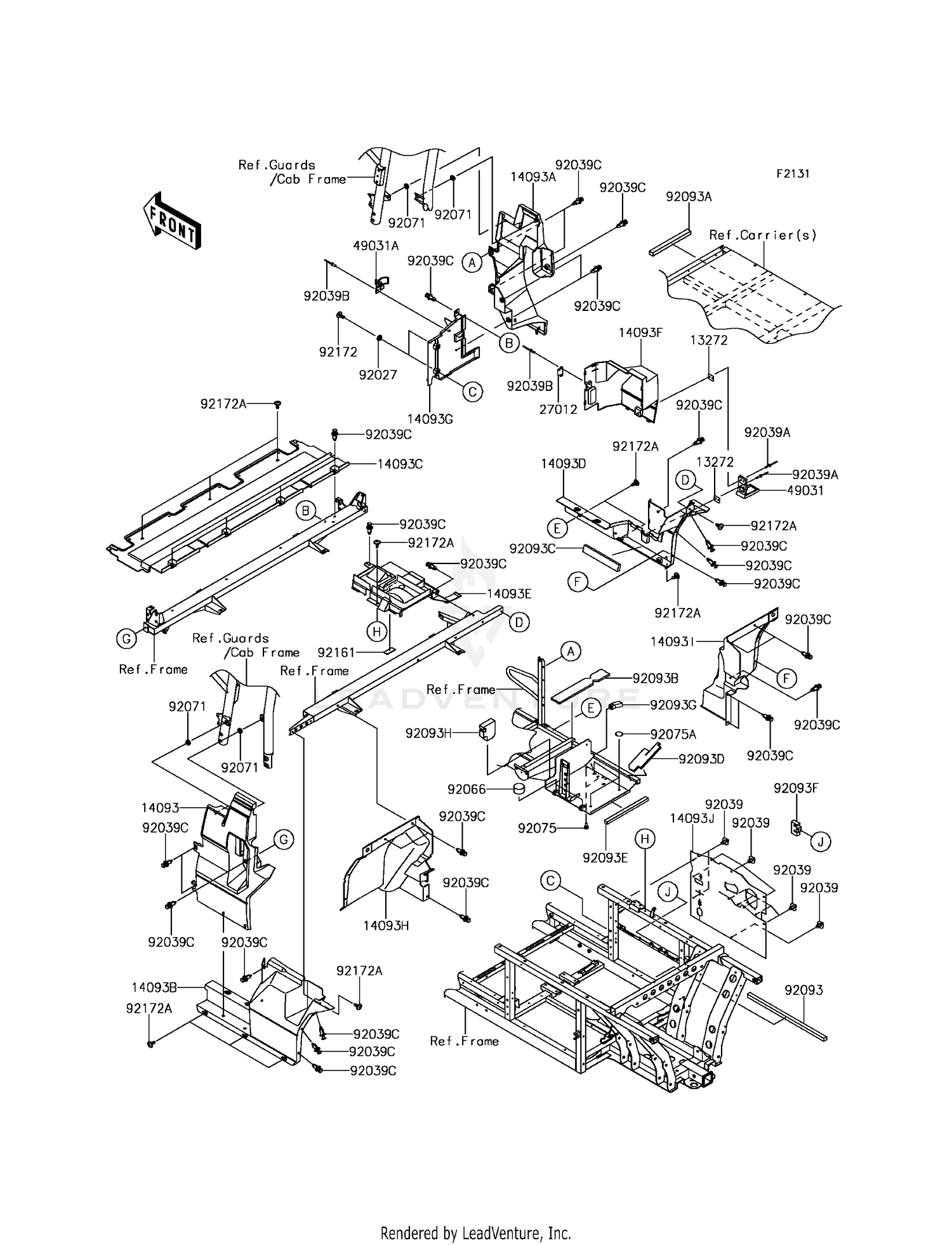 FRAME FITTINGS (REAR)