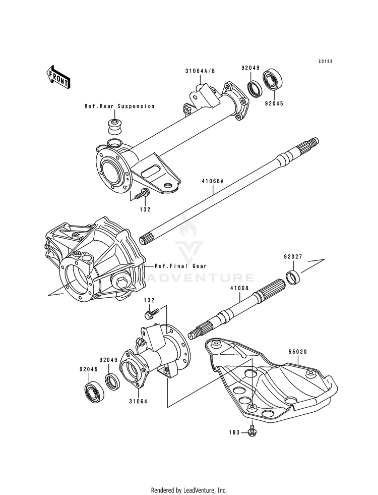 Rear Axle Schematic