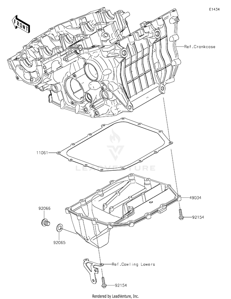 Oil Pan Schematic