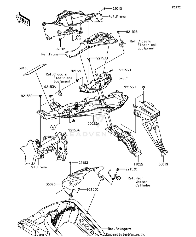 Rear Fender(S) Schematic
