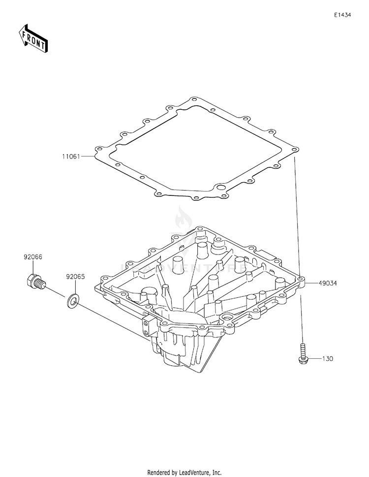 Oil Pan Schematic