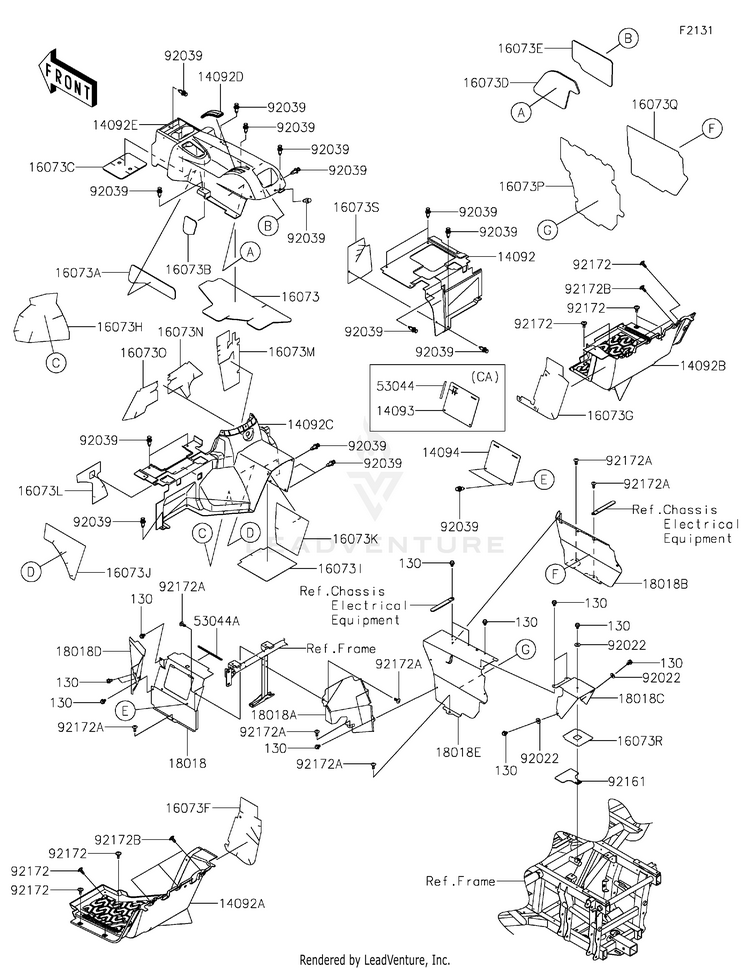 Frame Fittings Schematic