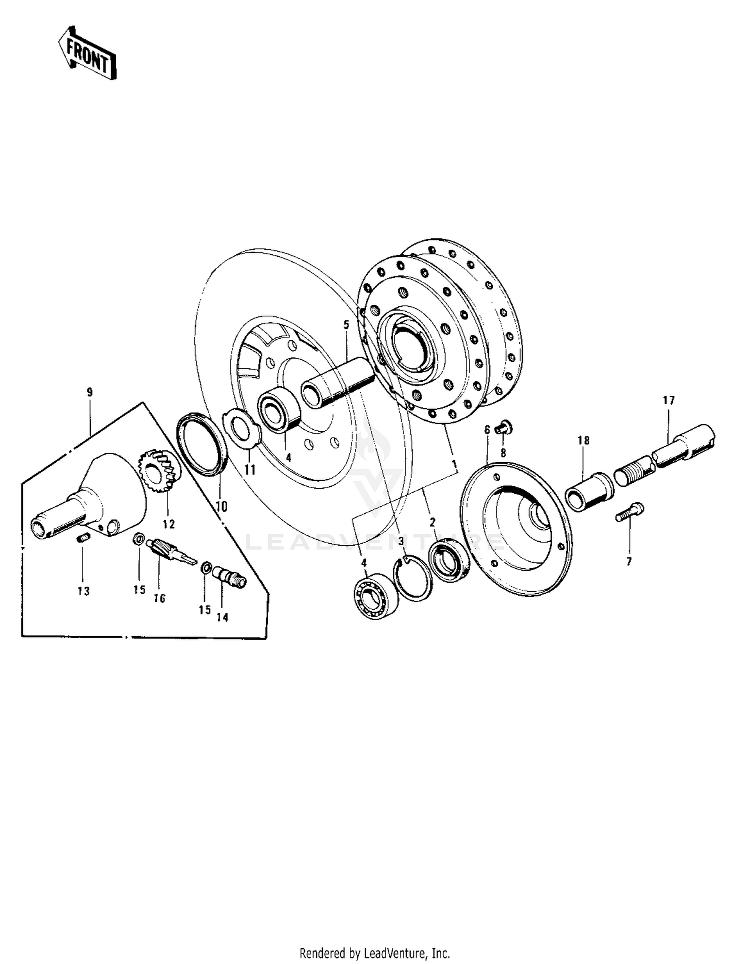 FRONT HUB