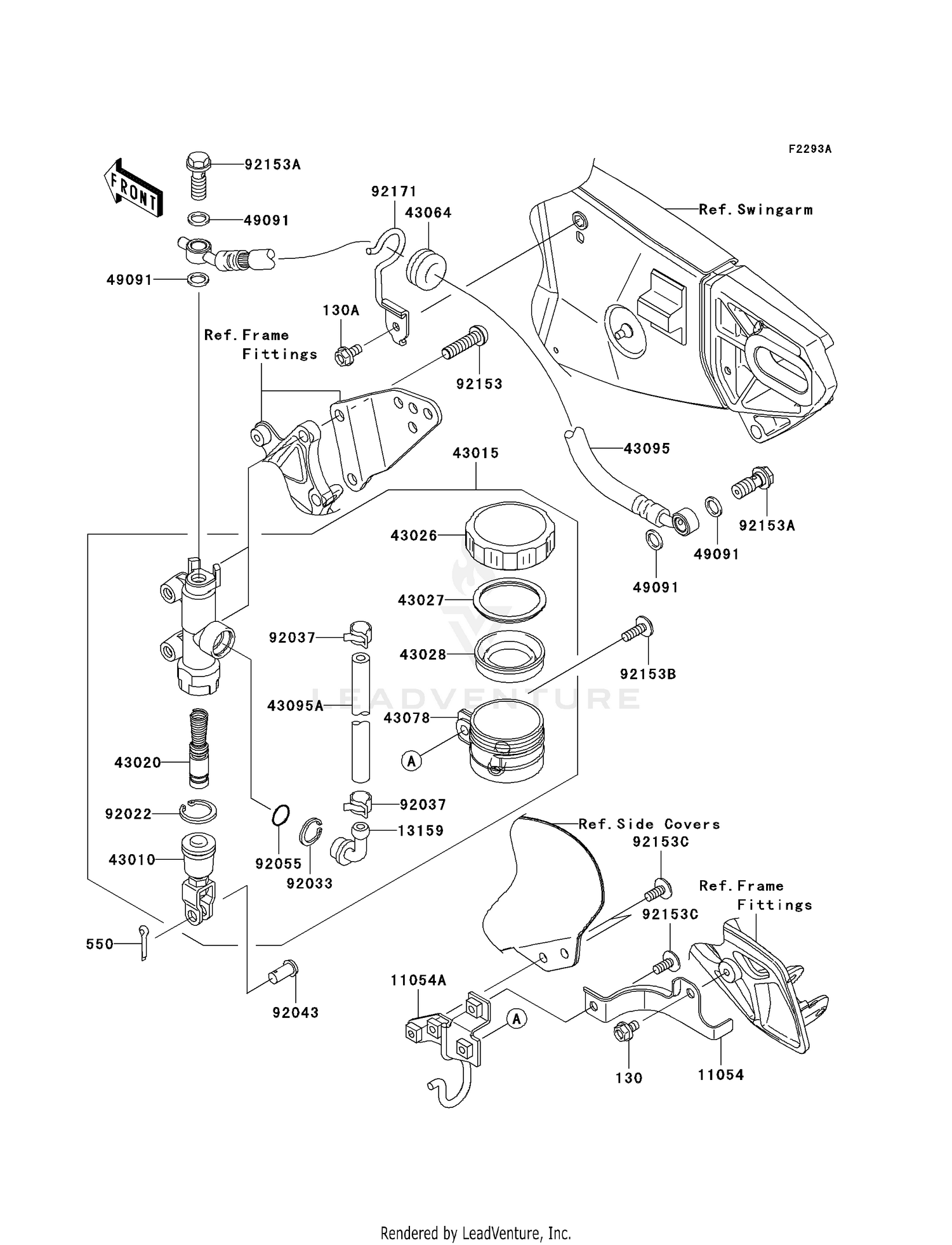 REAR MASTER CYLINDER (D7F)