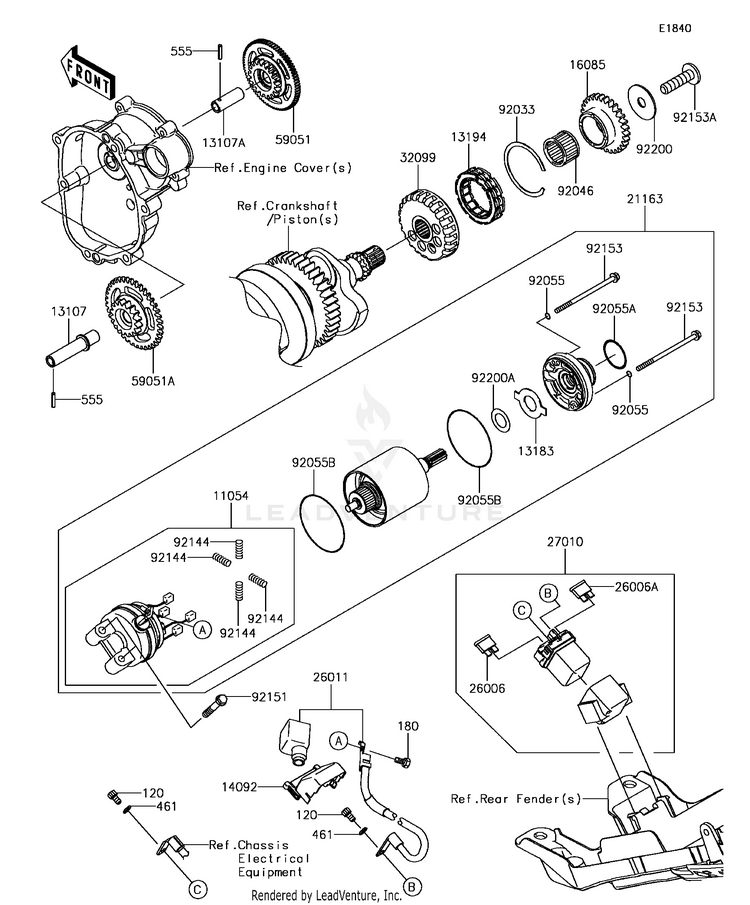Starter Motor Schematic