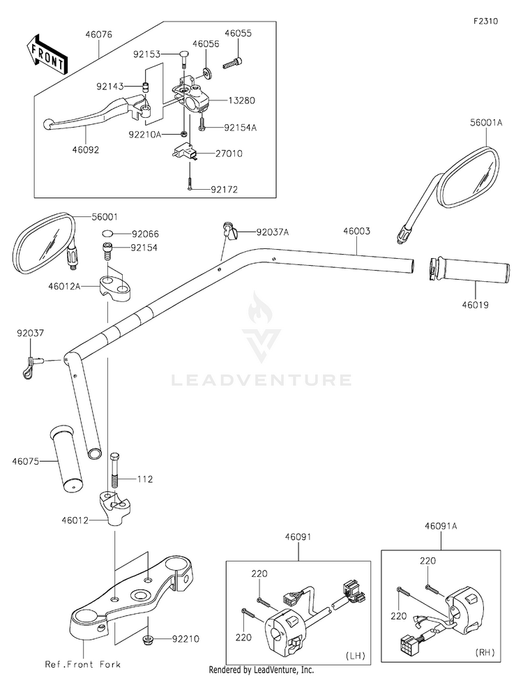 Handlebar Schematic