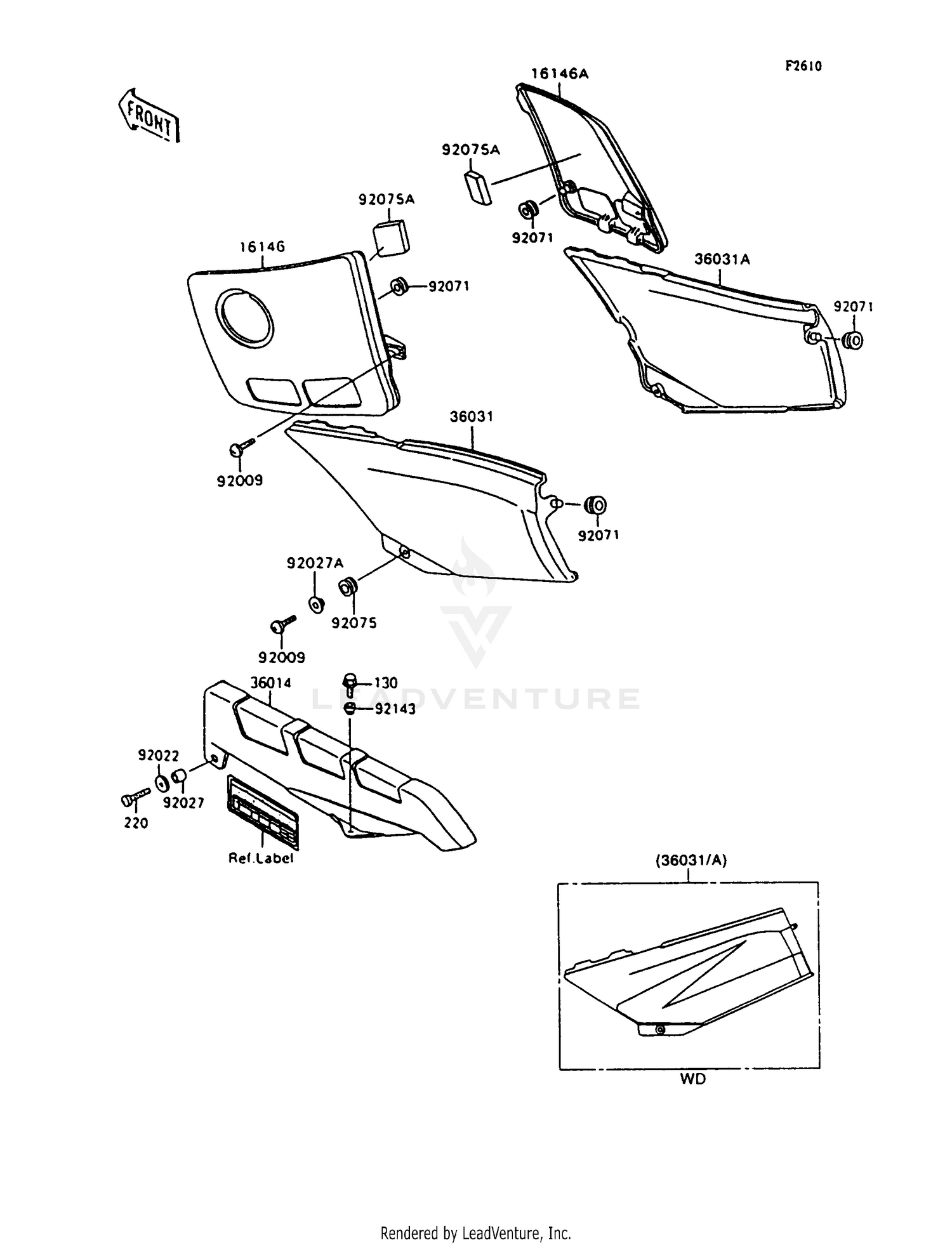 SIDE COVERS/CHAIN COVER