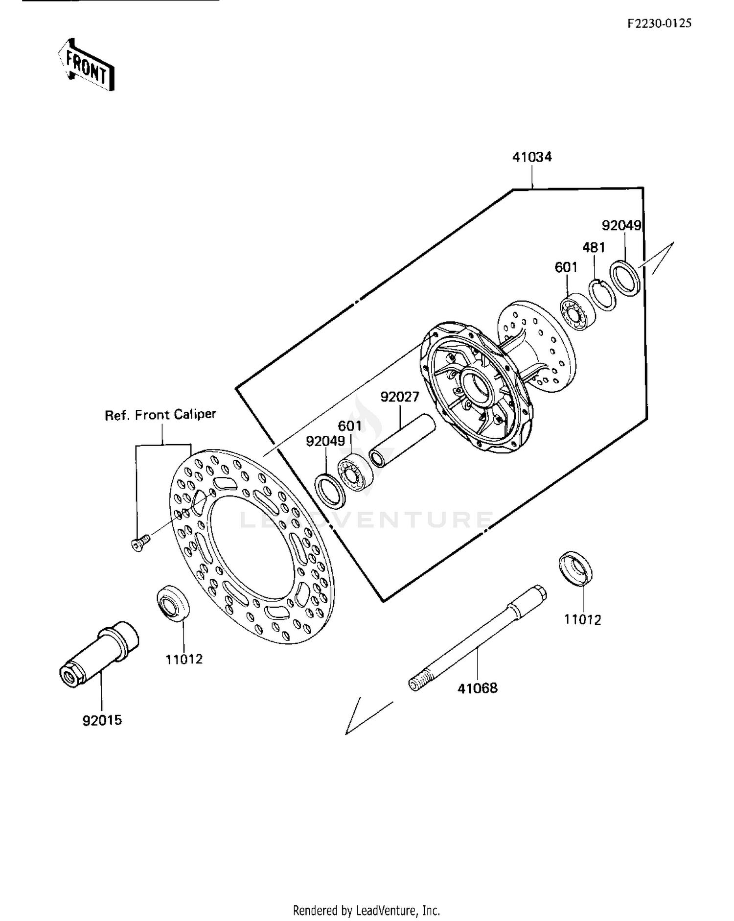 FRONT HUB