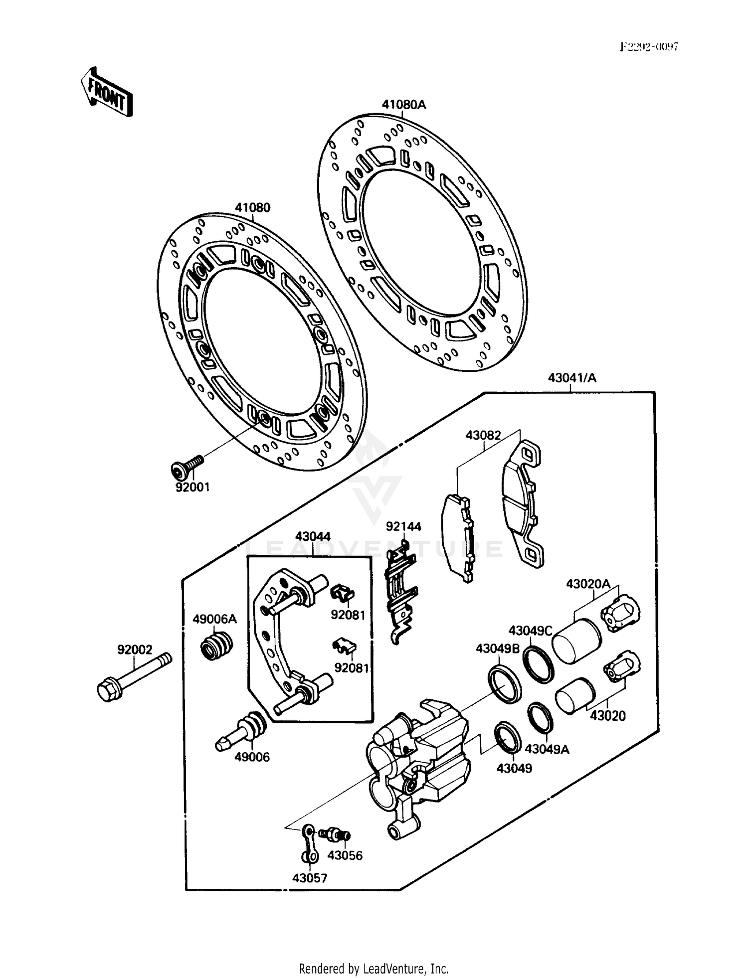 FRONT BRAKE (å03201)