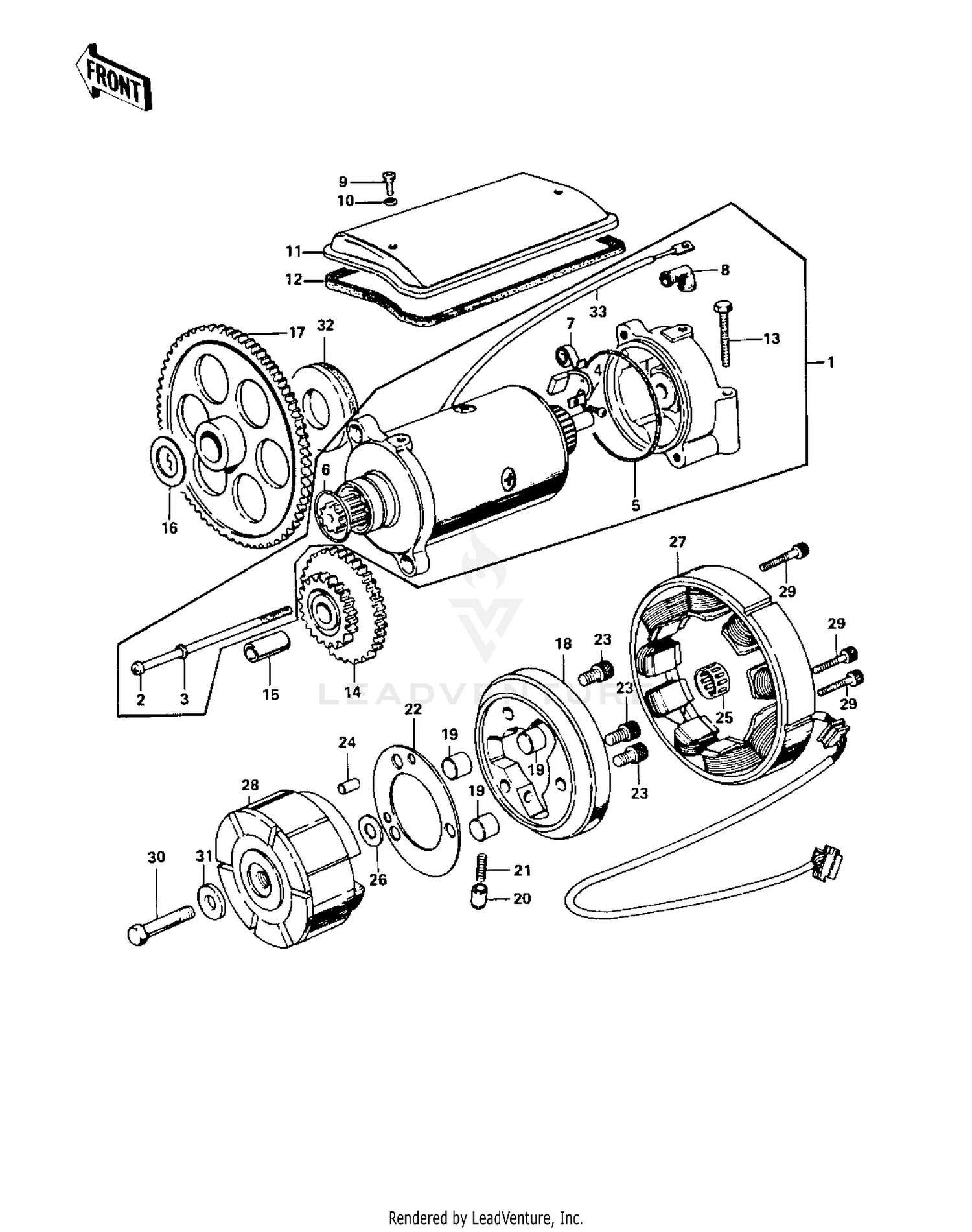 GENERATOR/STARTER MOTOR