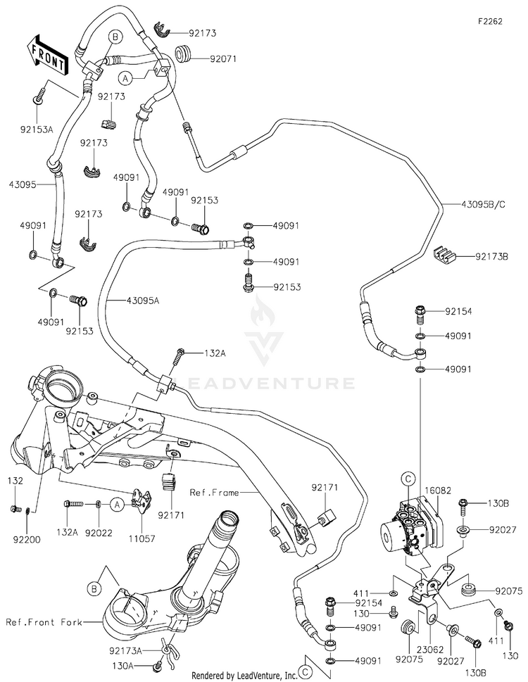 Brake Piping Schematic