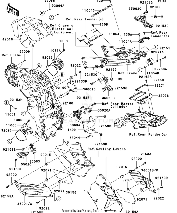 Frame Fittings Schematic