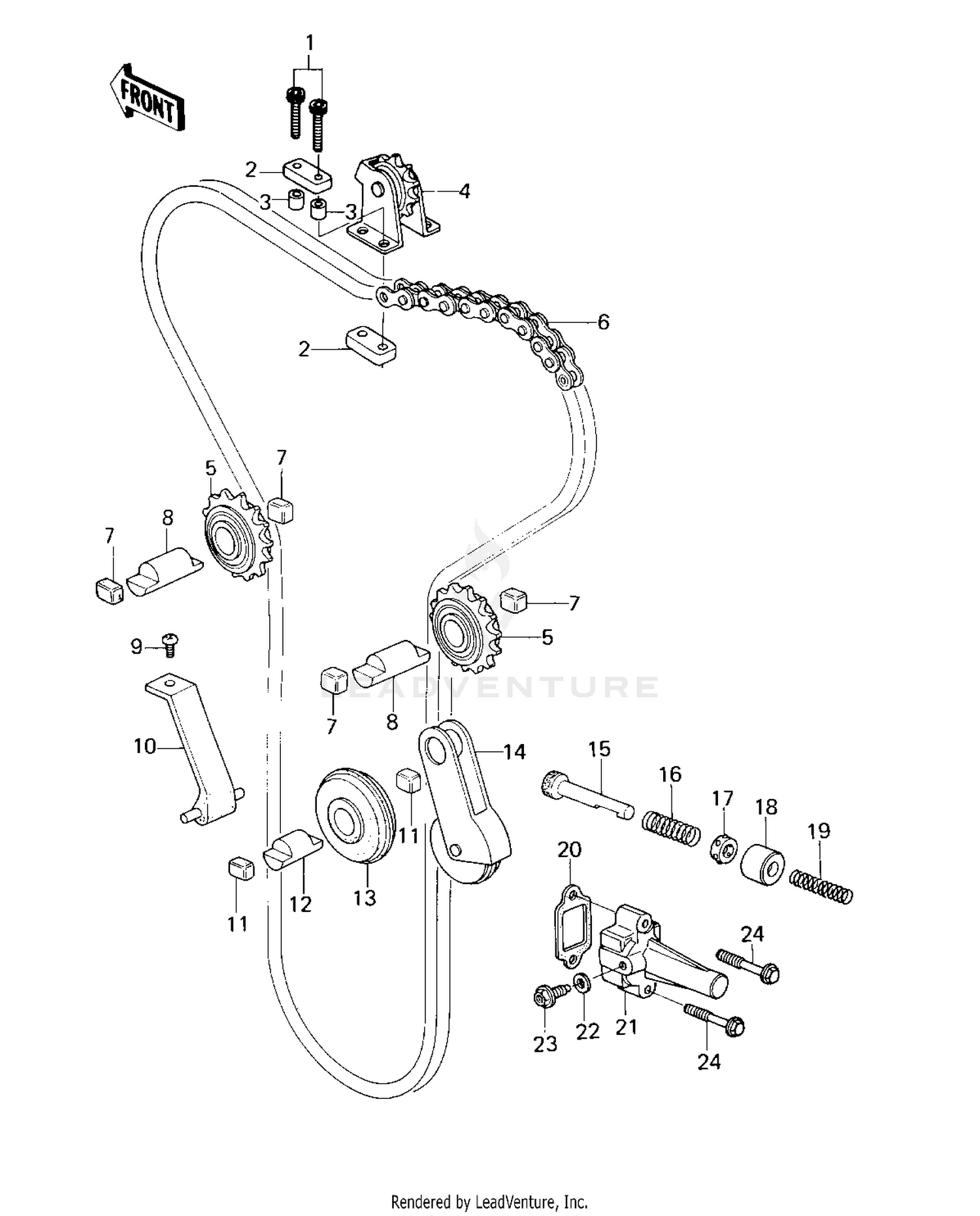 CAM CHAIN/TENSIONER
