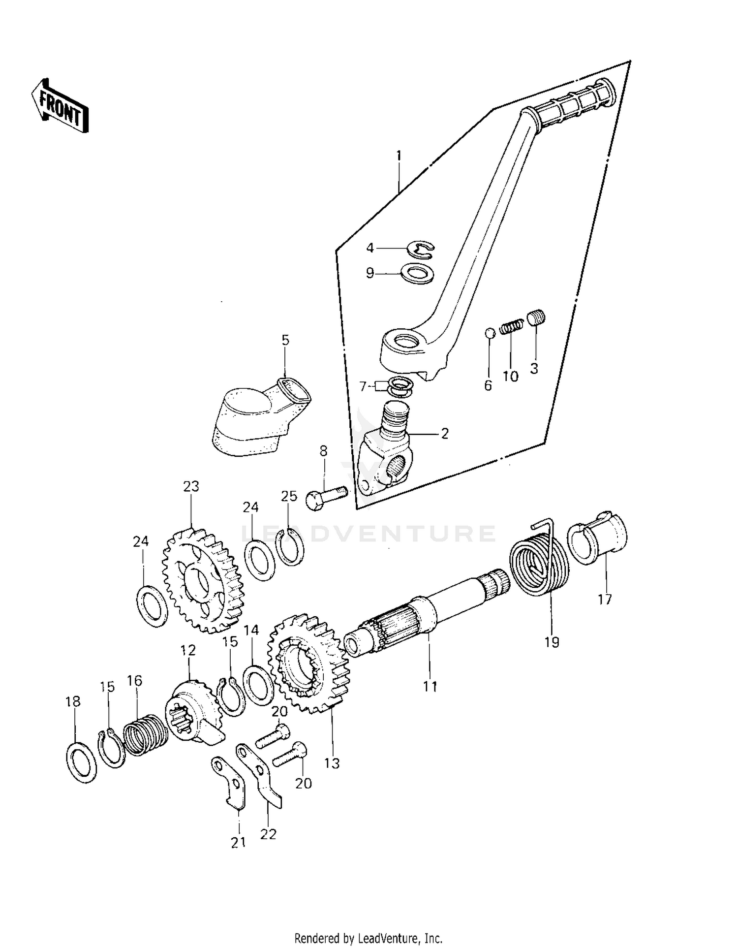 KICKSTARTER MECHANISM