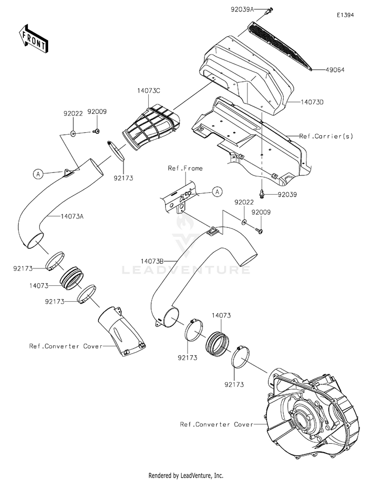 Air Cleaner-Belt Converter Schematic