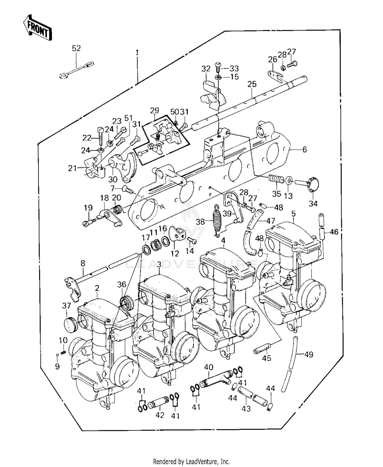 CARBURETOR ASSY ('80-'81 C1/C2)