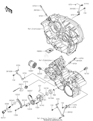 Oil Pump/oil Filter Schematic