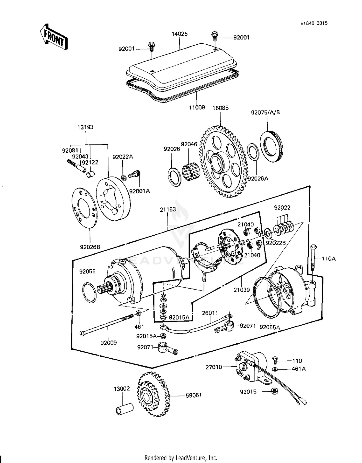 STARTER MOTOR/STARTER CLUTCH