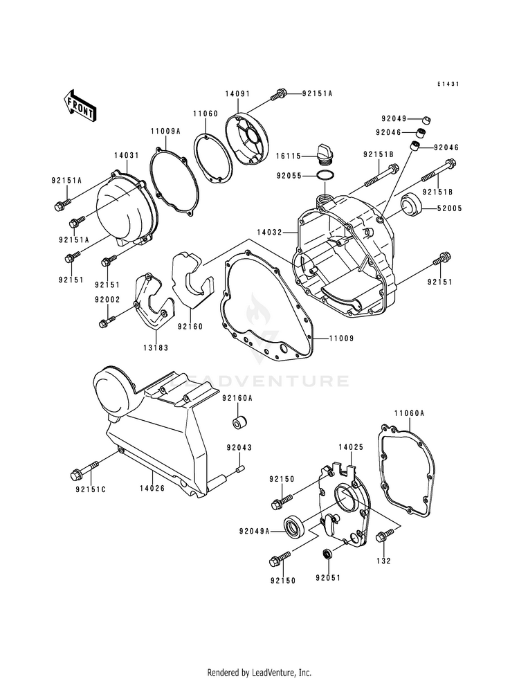 Engine Cover(S) Schematic