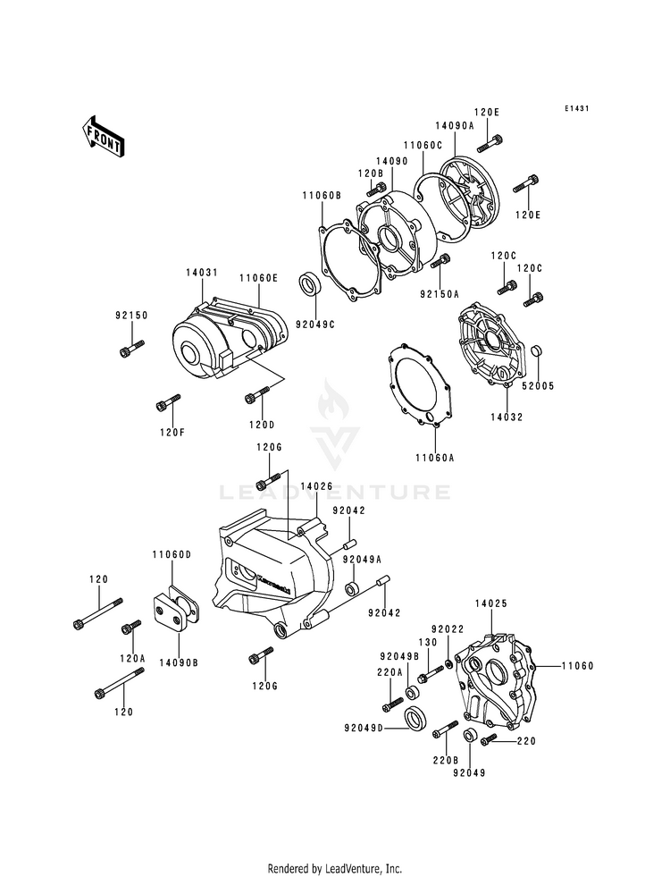 Engine Cover(S) Schematic