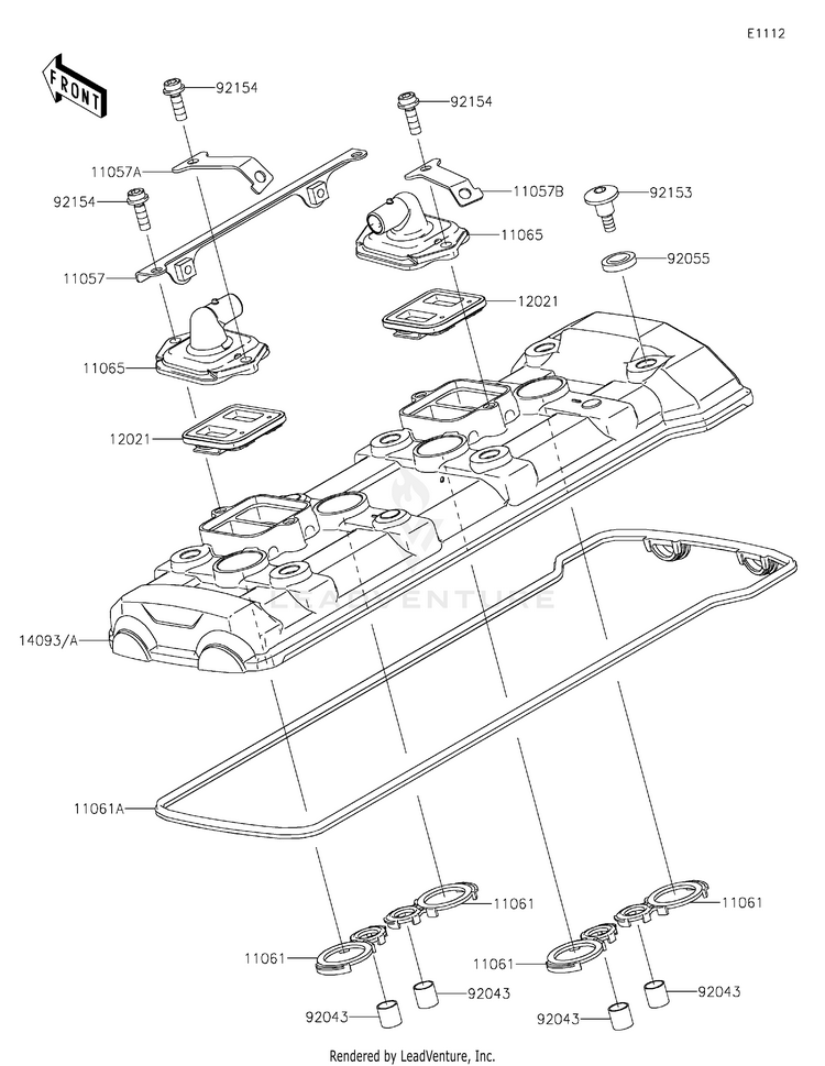 Cylinder Head Cover Schematic