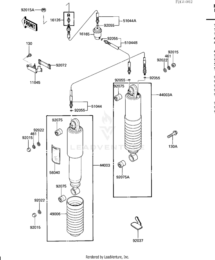 Shock Absorbers Schematic