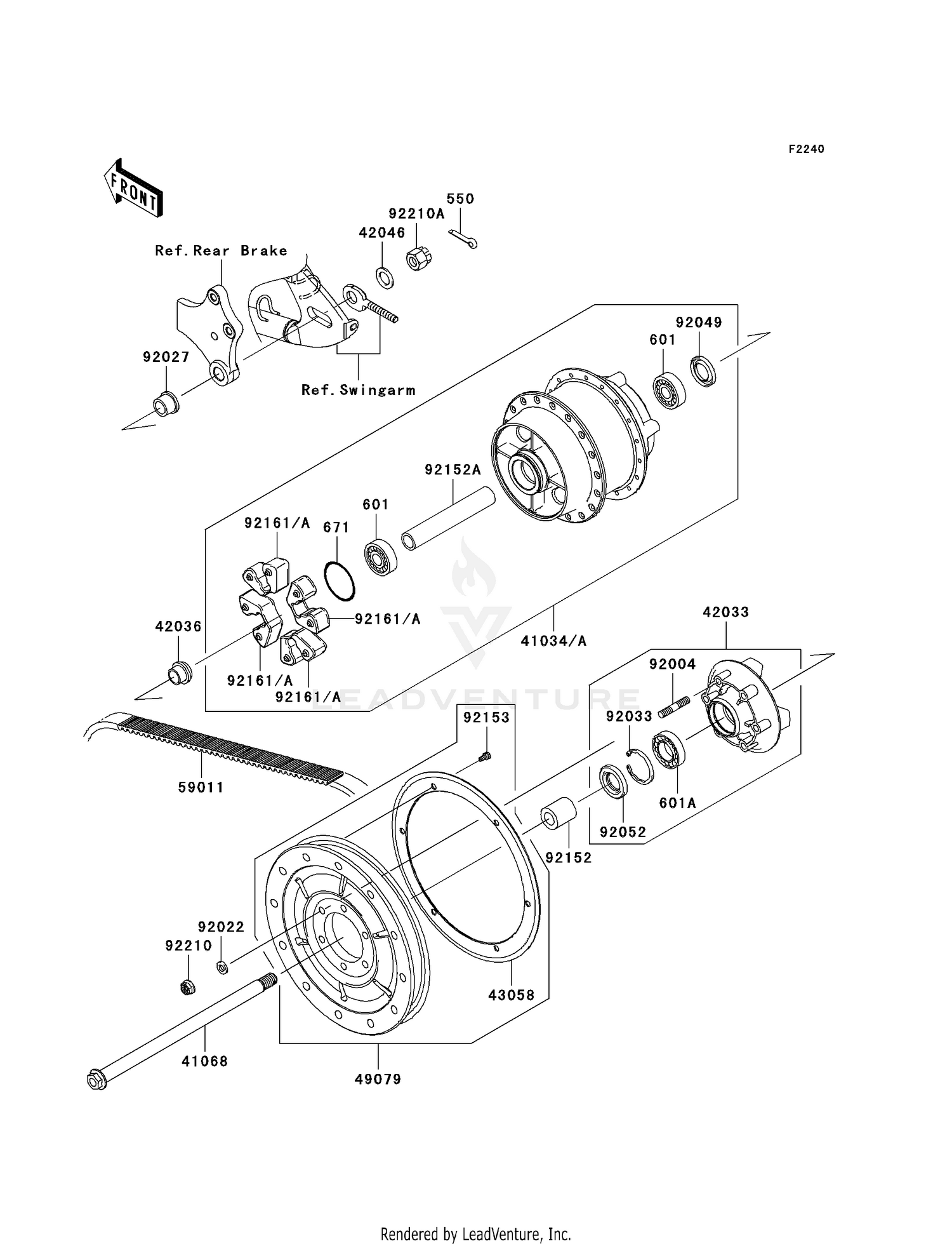 REAR WHEEL/CHAIN