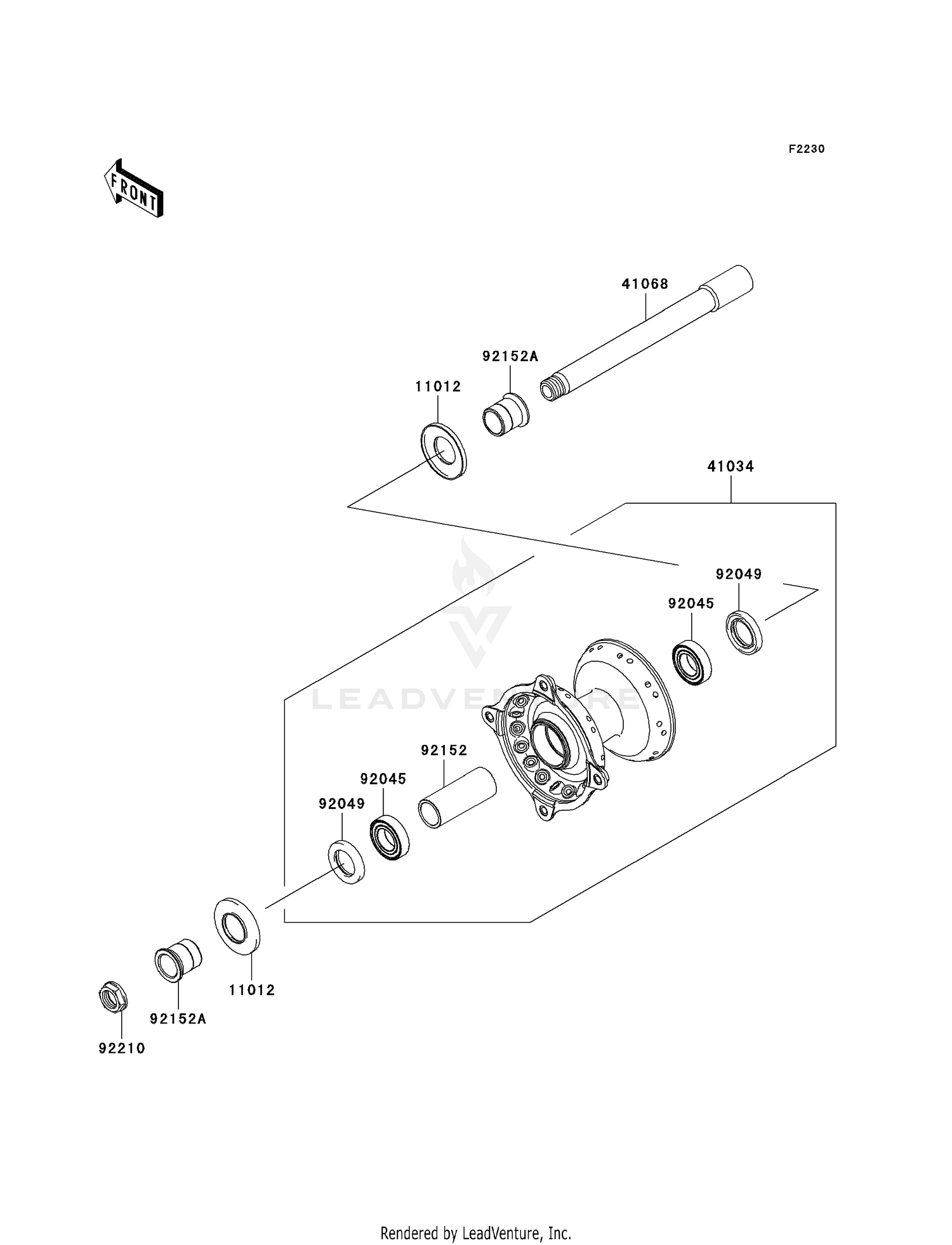 FRONT HUB