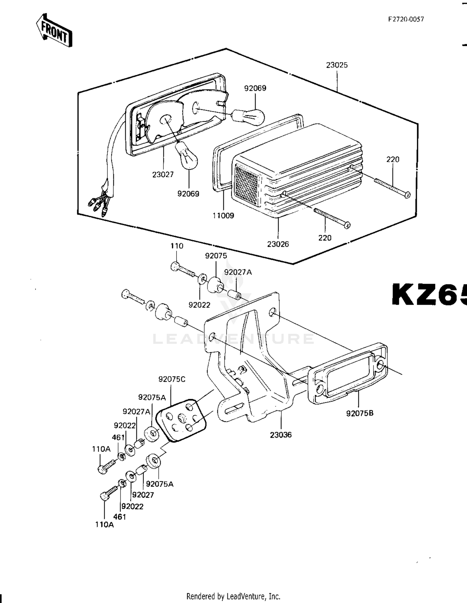 TAILLIGHT (KZ650-H2)