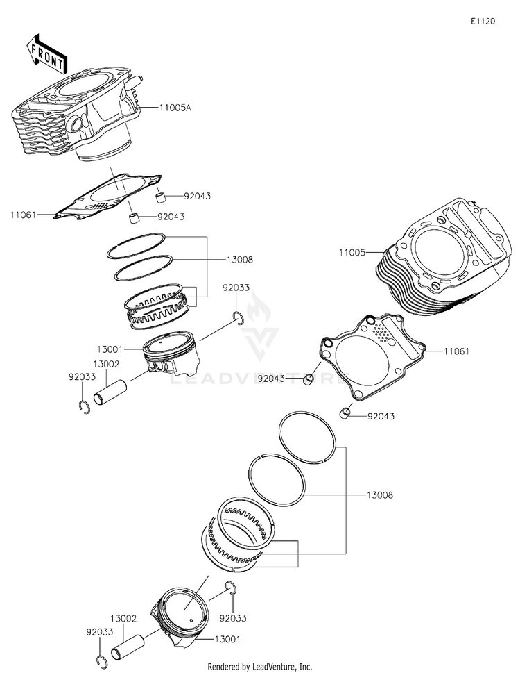Cylinder/Piston(S) Schematic