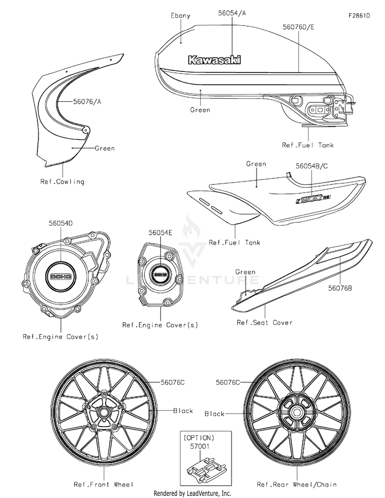 Decals(Green/Ebony)(Elfa) Schematic