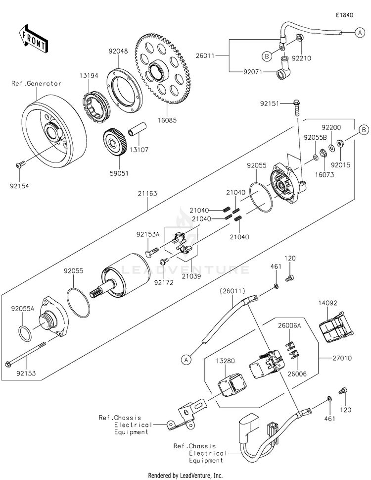 Starter Motor Schematic