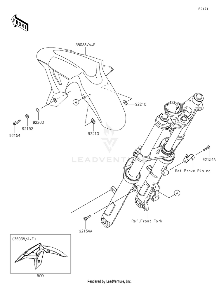 Front Fender(S) Schematic