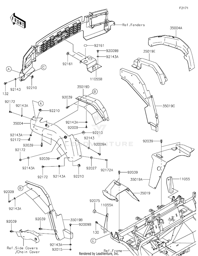 Front Fender(S) Schematic