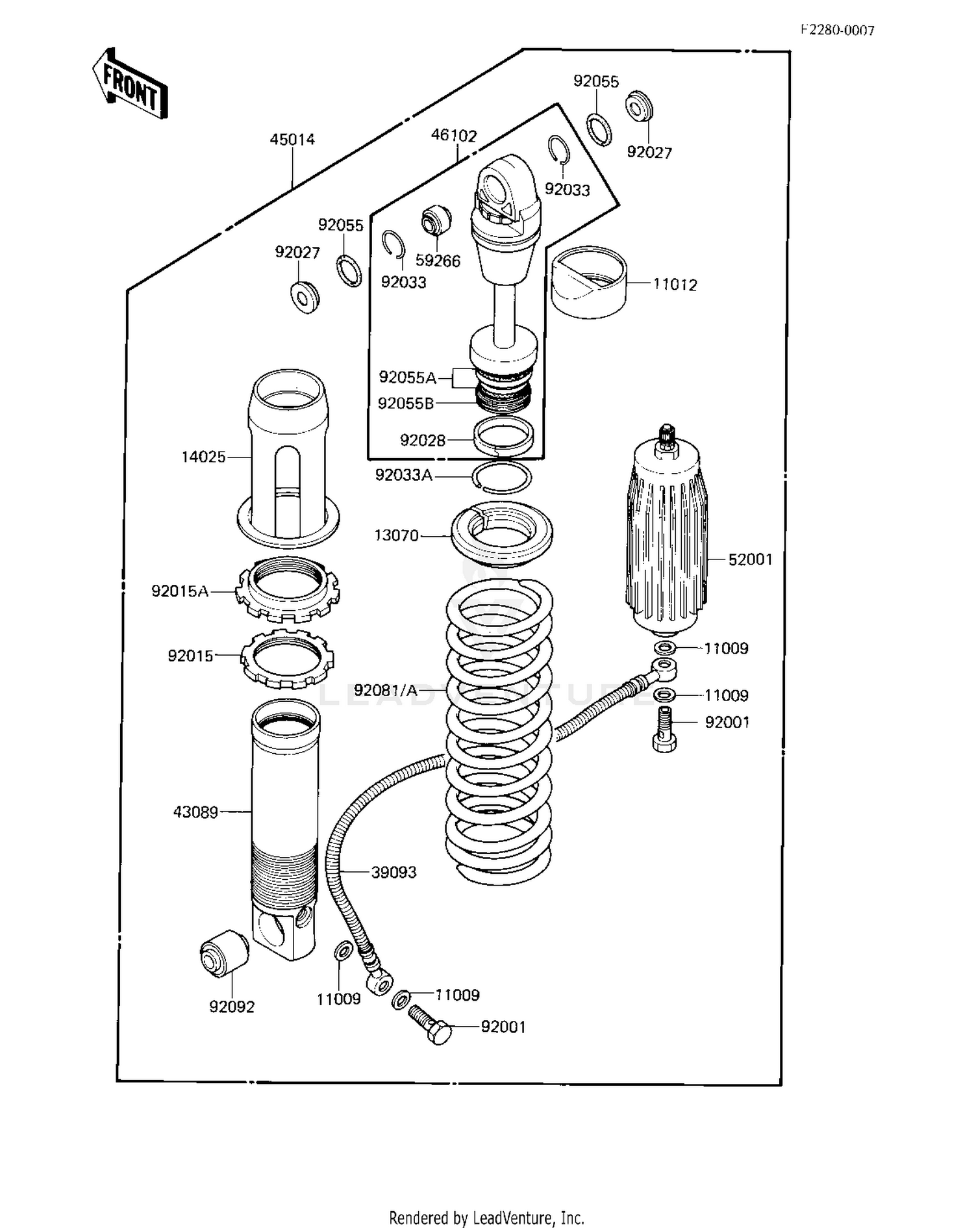SHOCK ABSORBER ('83 A1)