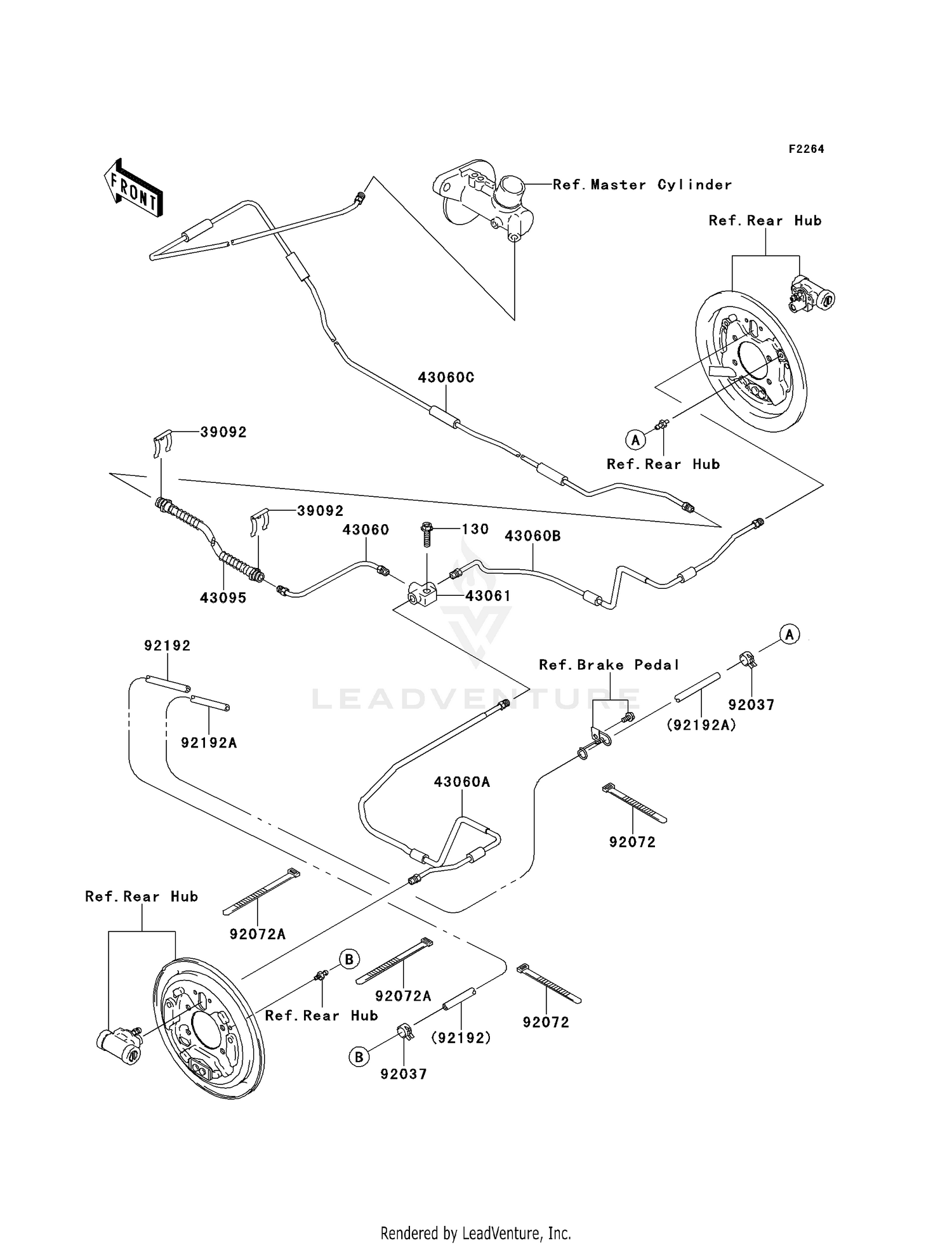 REAR BRAKE PIPING