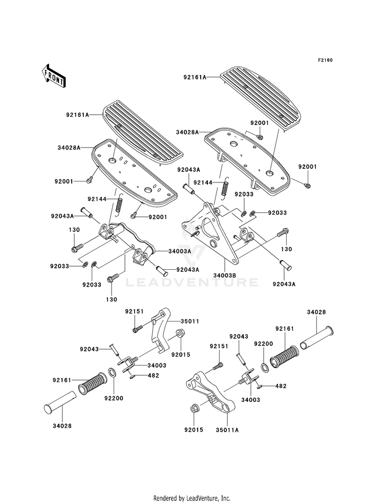 Footrests Schematic