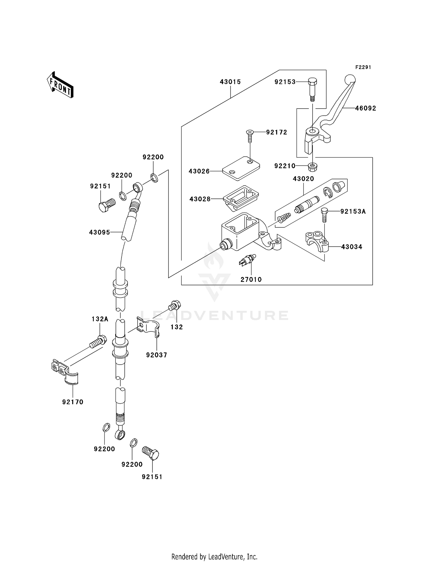FRONT MASTER CYLINDER
