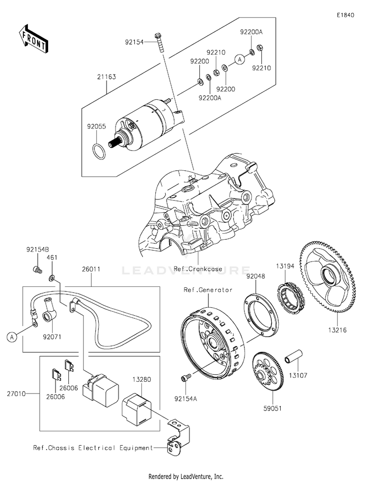 Starter Motor Schematic
