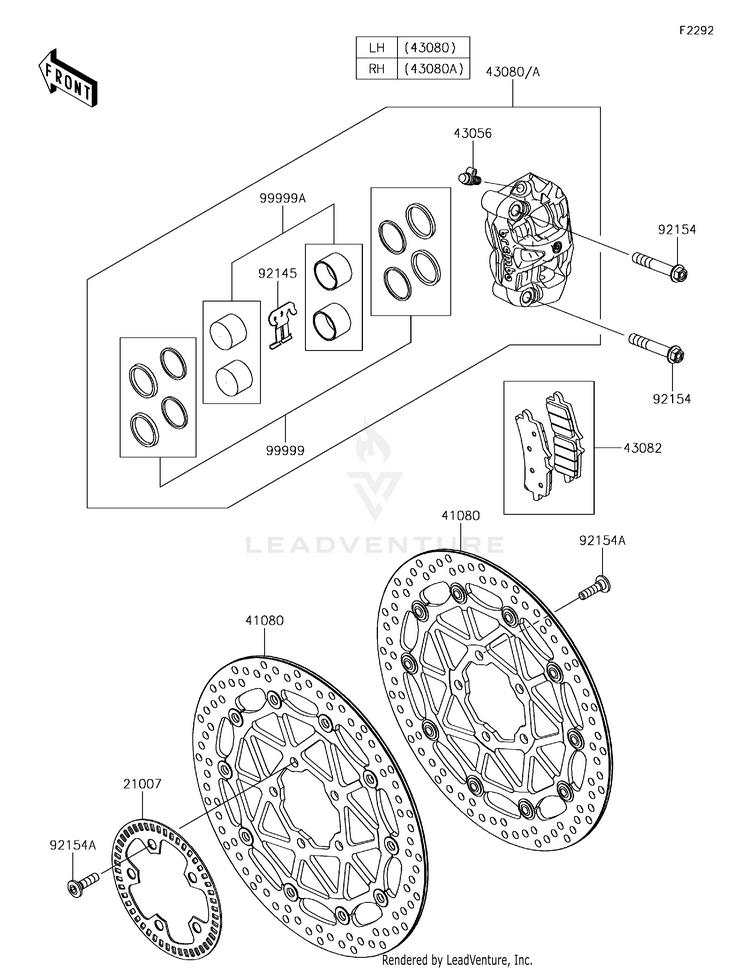Front Brake Schematic