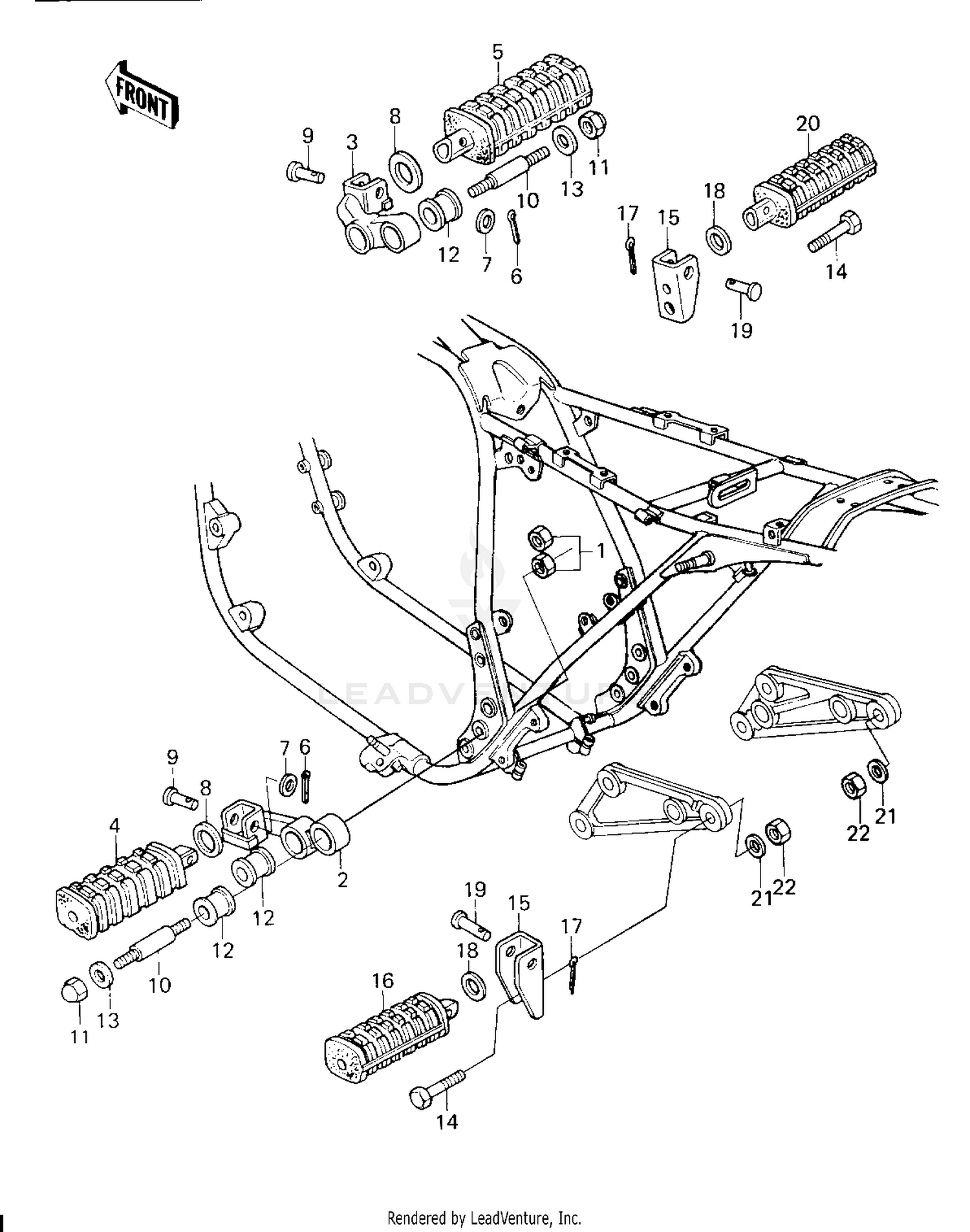 FOOTRESTS ('80 H1)
