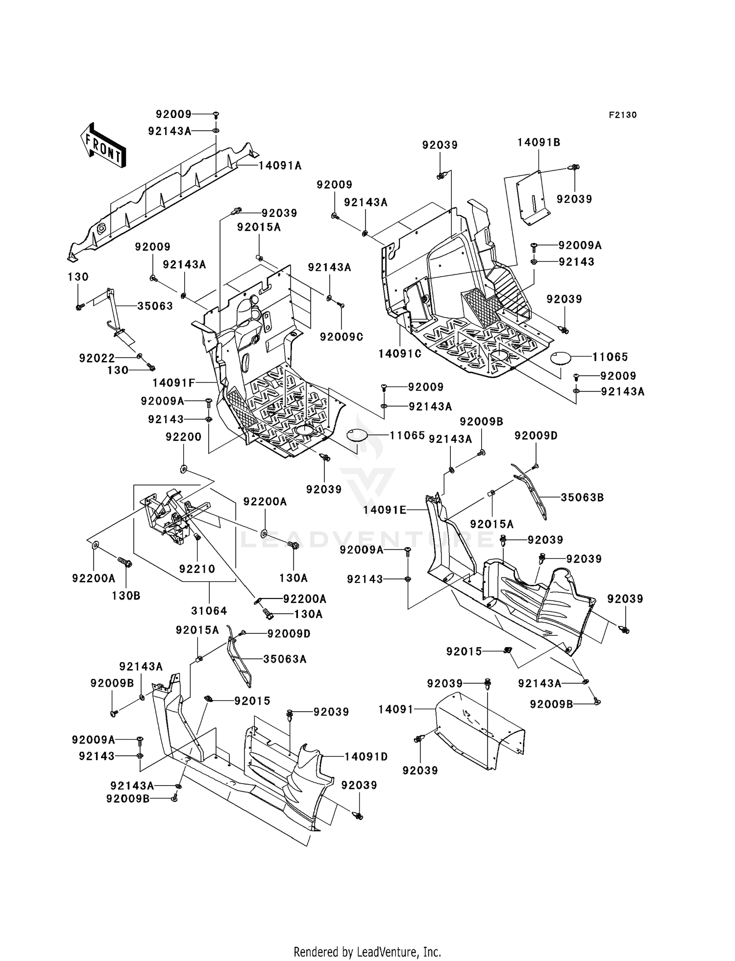 FRAME FITTINGS (FRONT)