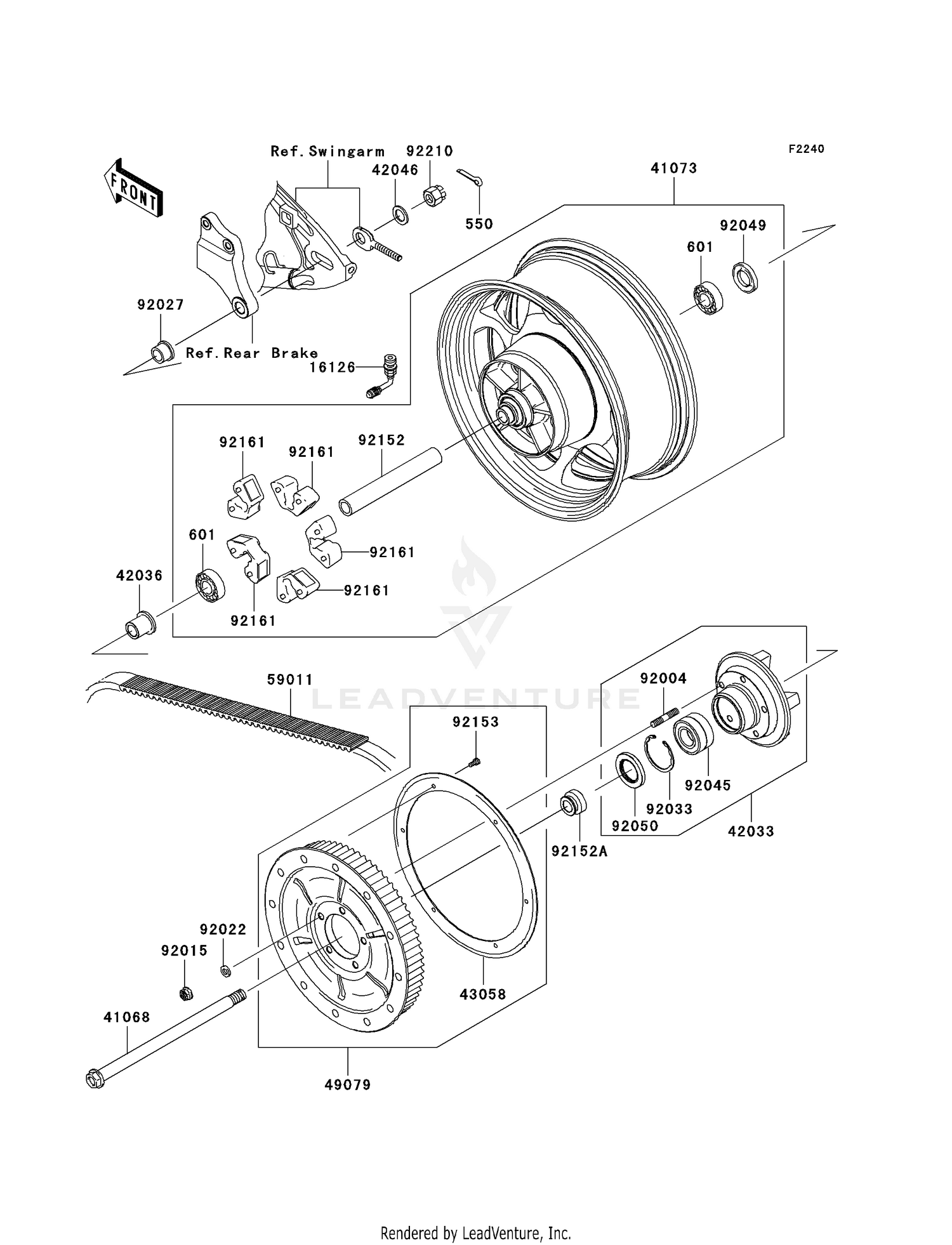REAR WHEEL/CHAIN