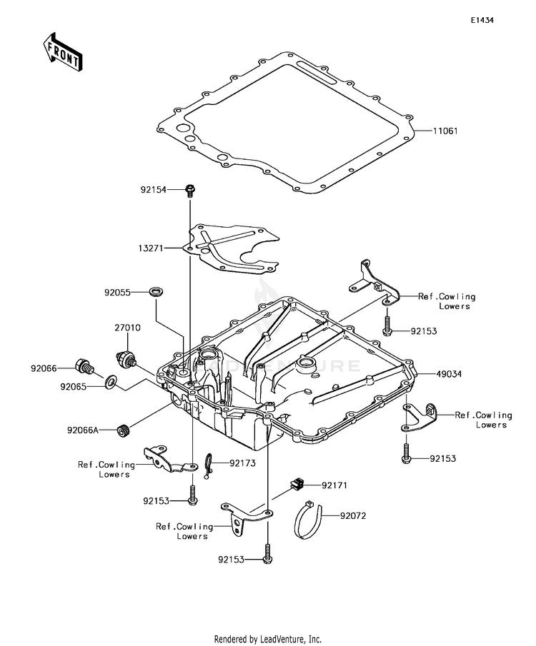 Oil Pan Schematic