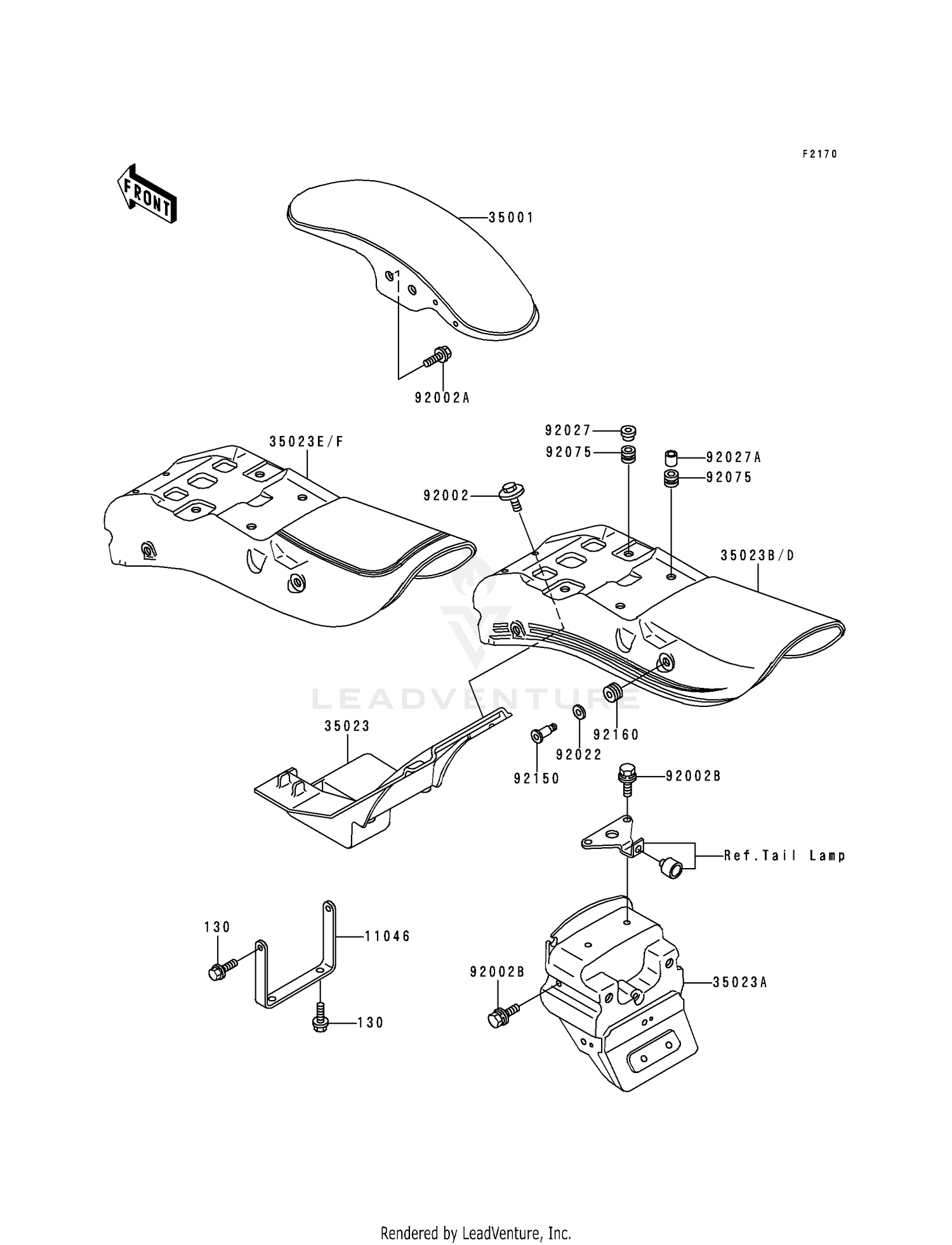 FENDERS (EN500-A1/A2/A3/A4)