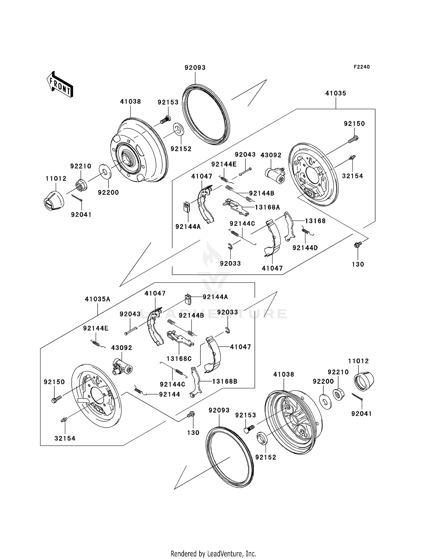 REAR HUBS/BRAKES
