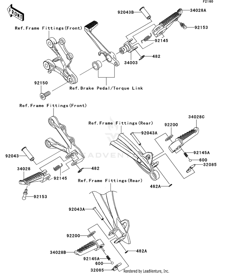 Footrests Schematic